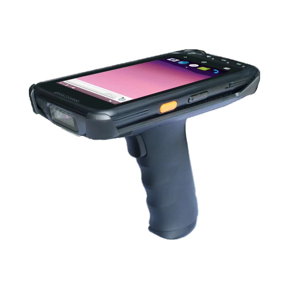 Jepower Android 12 4GB+64GB 5 Inches Portable NFC Communication Handheld PDA Fingerprint Barcode Scanner 4000mAh Battery Stock