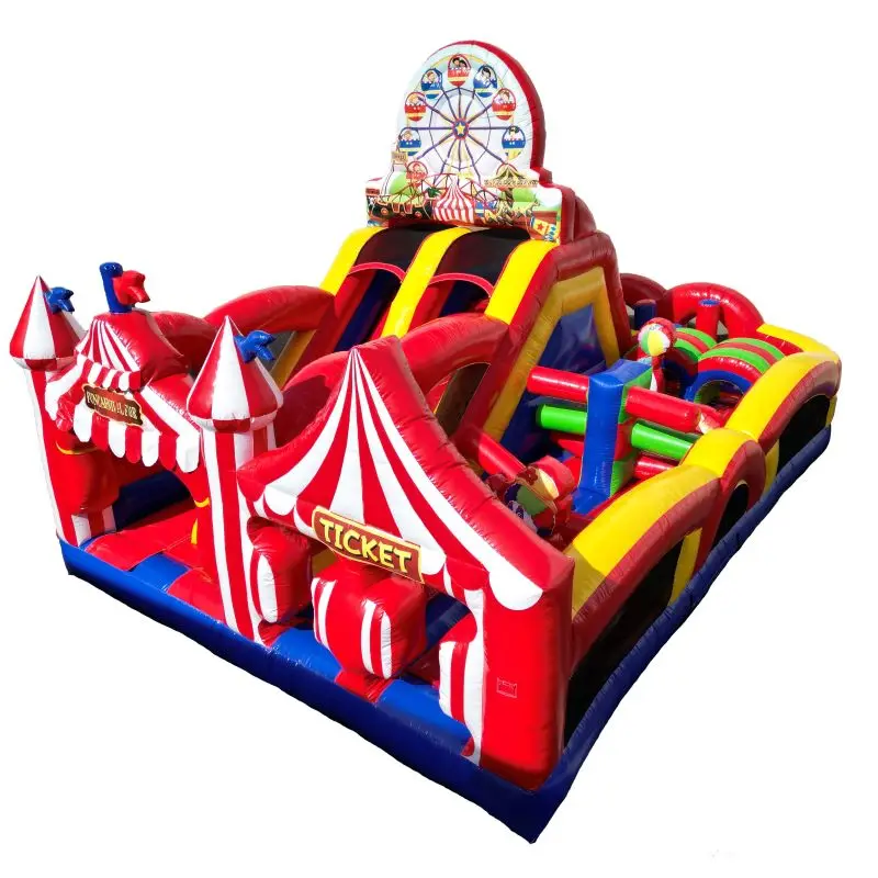 New design inflatable obstacle course outdoor playgrond inflatable sports game Inflatable Indoor and Outdoor Trampoline Toys