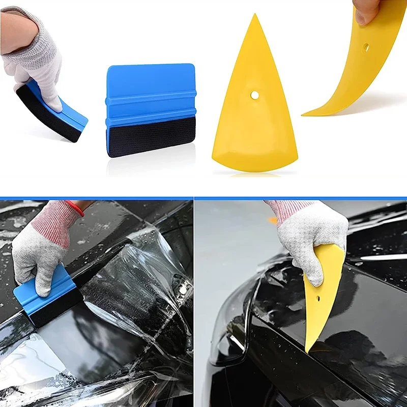 Window Film Application Car Tint Installation Tools with Spray Bottle PPF Squeegee Felt Glass Protective Vinyl Wrap Tinting Kit