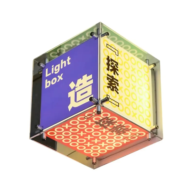 Factory custom lighting pattern logo Light Emitting Diode logo Advertising logo Acrylic light box