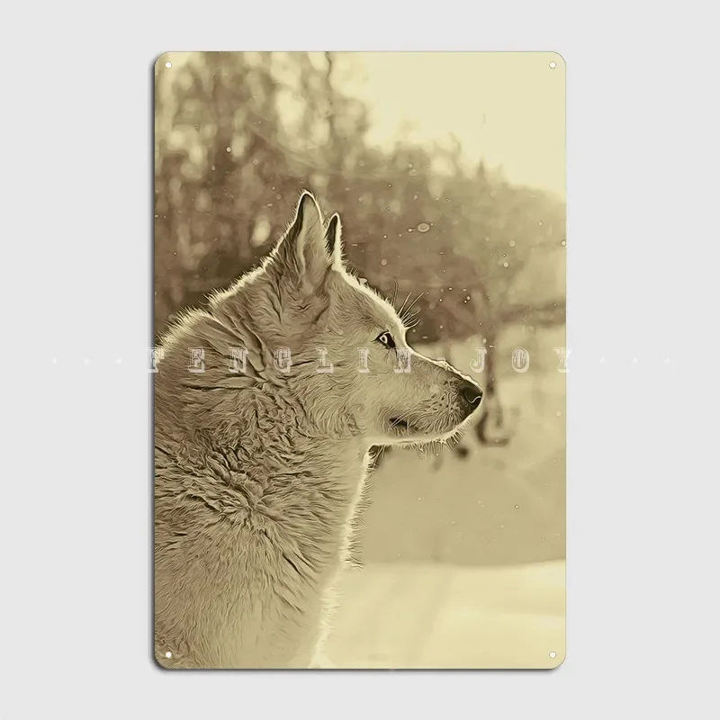 Husky On Winter Met…