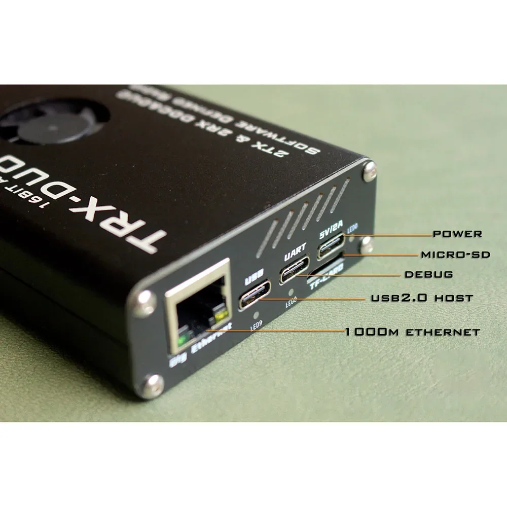 TRX-duo 16bit ADC LTC2208 SDR Wireless Receiver 10KHz-60MHz Signal Source Spectrum Analyzer used with HDSDR