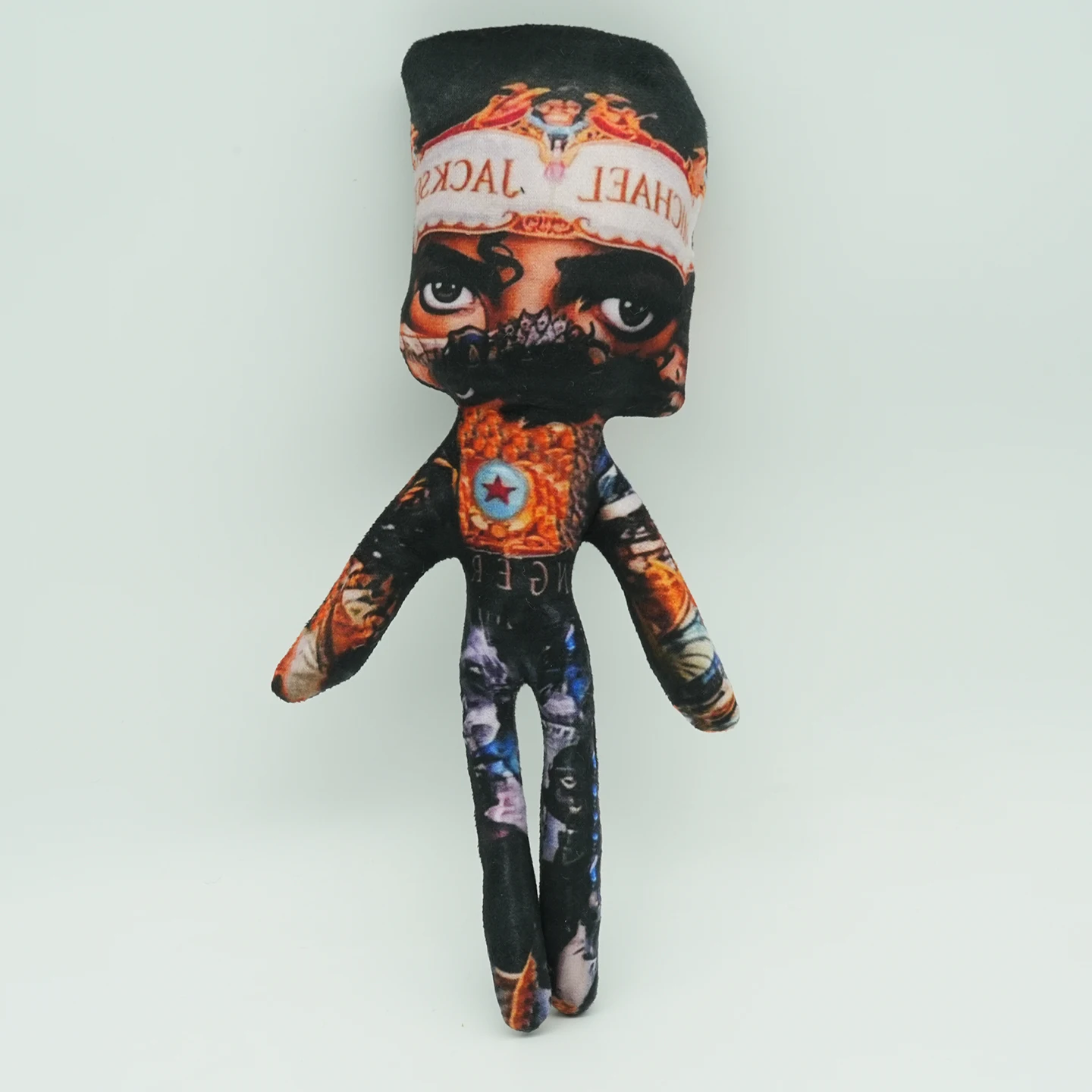 TreasuringU Cartoon Michael Jackson Plüschpuppe Coole Jackson Stofftiere Star Plüschfigur Fans Geburtstagsgeschenke – Detail 23