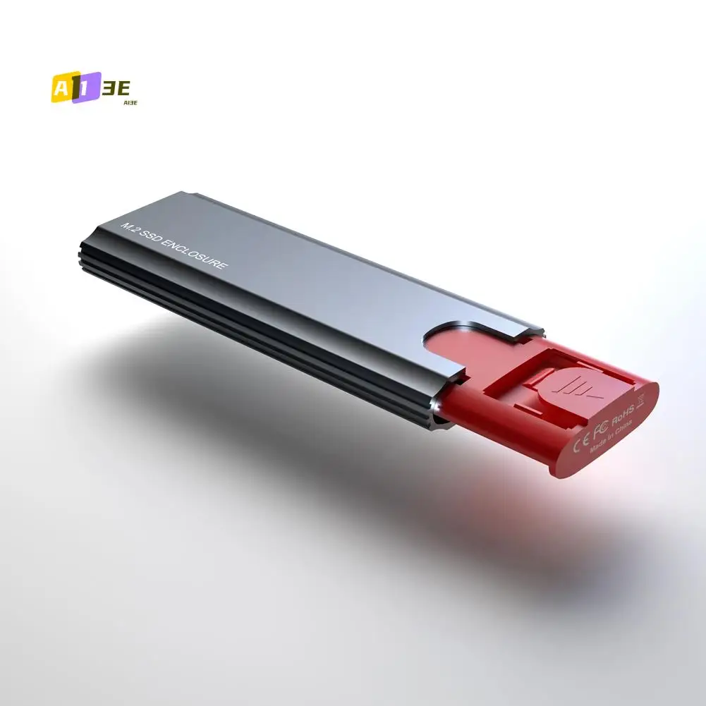 

A13E-M2 SSD Case M.2 To USB 3.1 Gen 2 10Gbps Nvme SSD Enclosure For Nvme PCIE M Key/ (B+M) Key SSD Hard Disk
