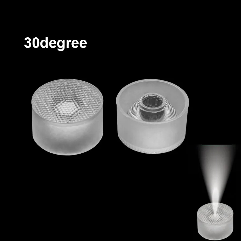 15mm Clip Type Waterproof Secondary Optical PC Lenses for 3535, 3030, 2835 LEDs Wall Washers Spotlights Underground Lights Lens