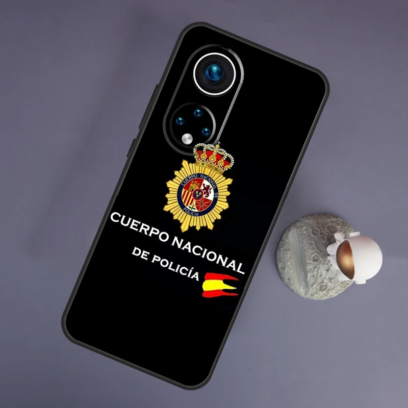 Spain National Police Logo For Huawei Honor Magic 5 Lite 70 50 X8 X9 a P20 P30 P40 P50 P60 Pro P Smart Nova 9 5T Case