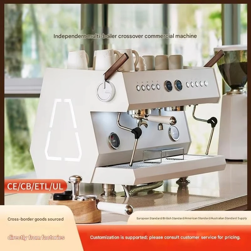Double Group Commercial Professional 9Bar Coffee Machine Espresso Coffee Maker Italian Coffee Making Machine