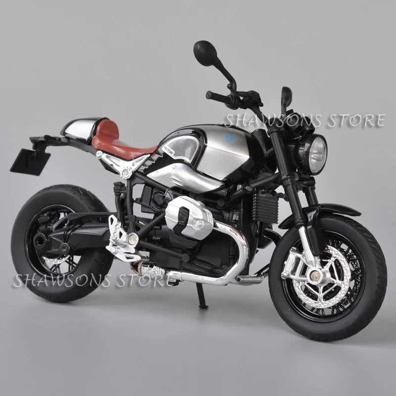 1:12 Scale Diecast Motorcycle Model Toy R NineT 719 Street Bike Miniature Replica