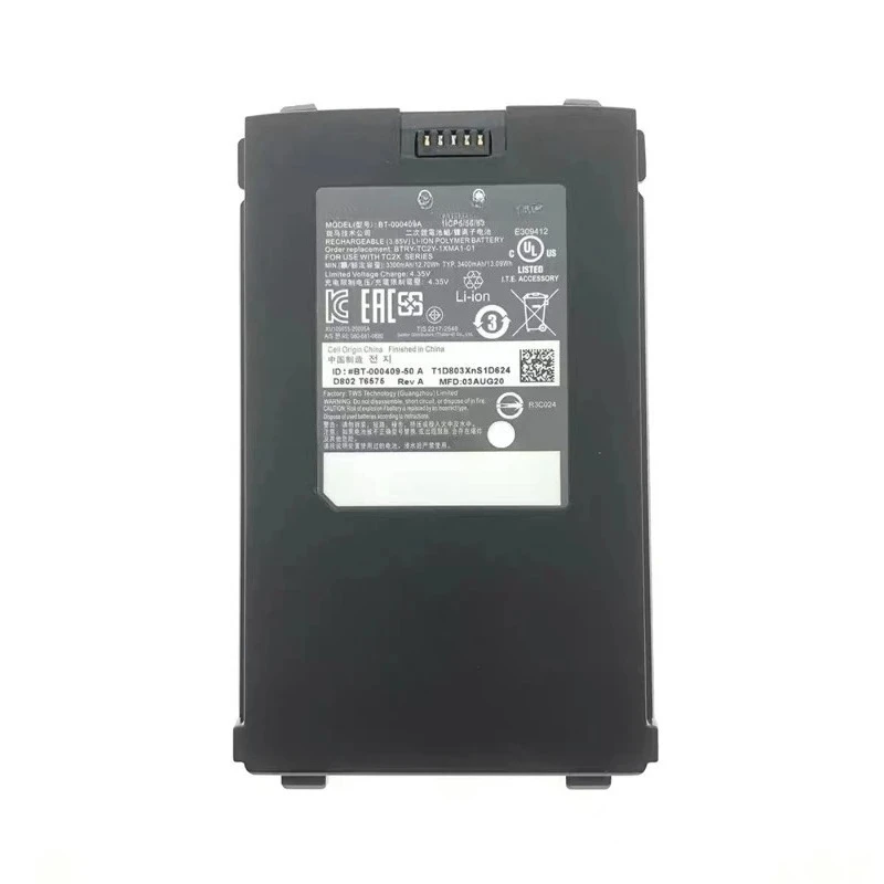 New Battery BT-000409 4.35V 3300mAh For Zebra TC21 TC26 TC26AK fits BT-000409 BT-000411-08 Barcode Scanner
