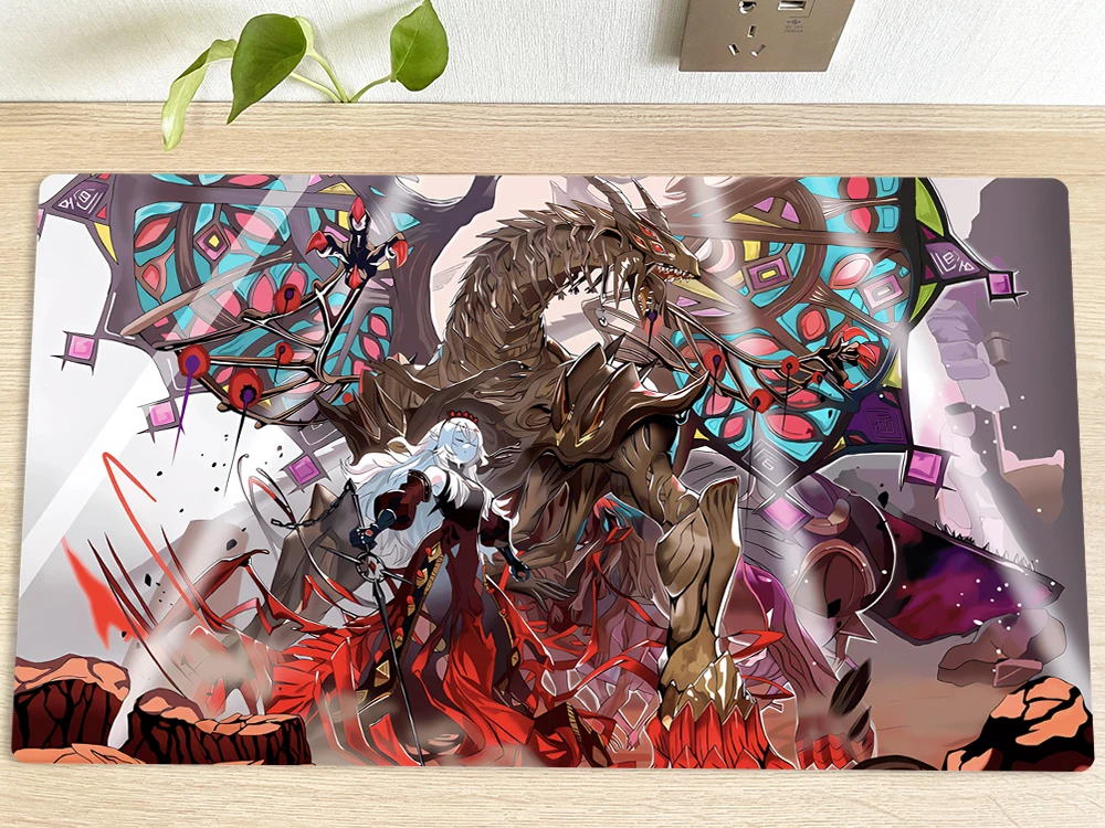 Yugioh Playmat Grand-Guignol De Finale Dragon Tcg Ccg Mat Ruilkaartspel Mat Muismat Tafel Bureau Gaming Play Mat Gratis Tas