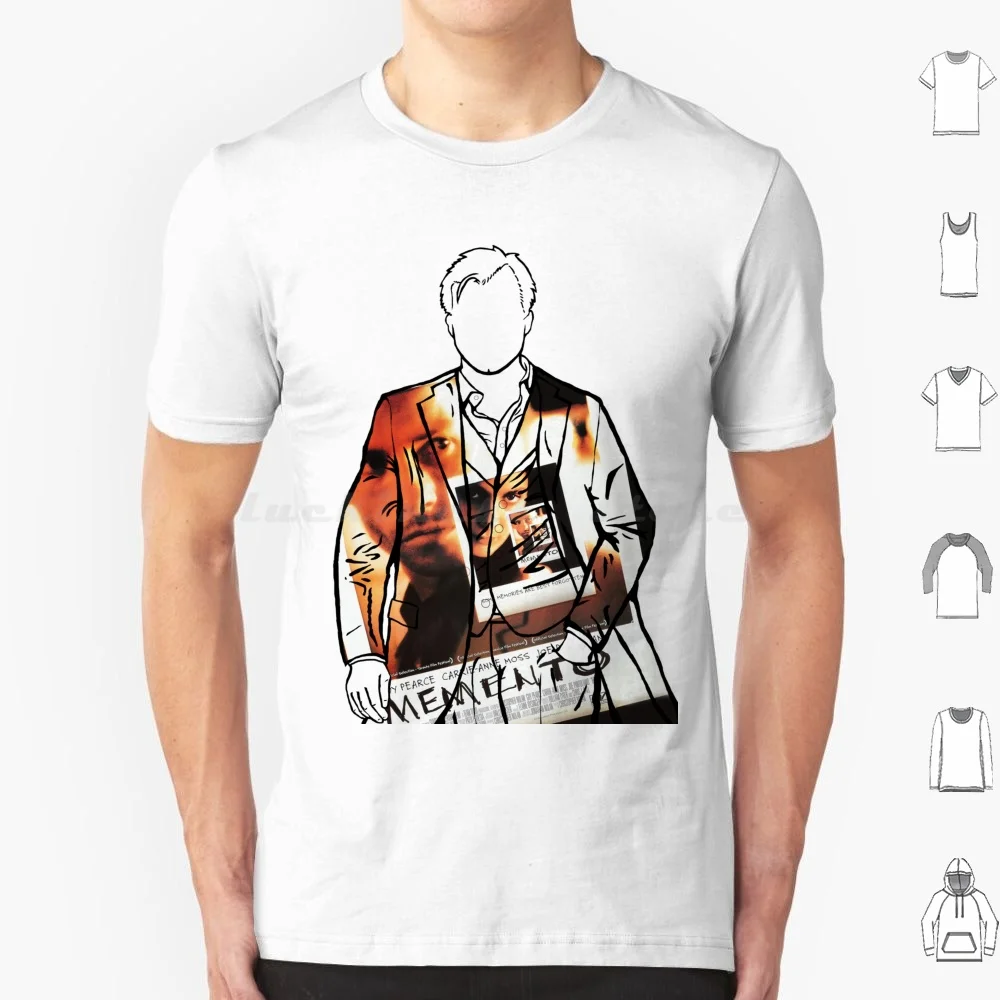 

Футболка с портретом Кристофера Нолана (Ментато), большой размер, 100% хлопок, Кристофер Нолан, мемото, режиссер, писатель, кинофильм