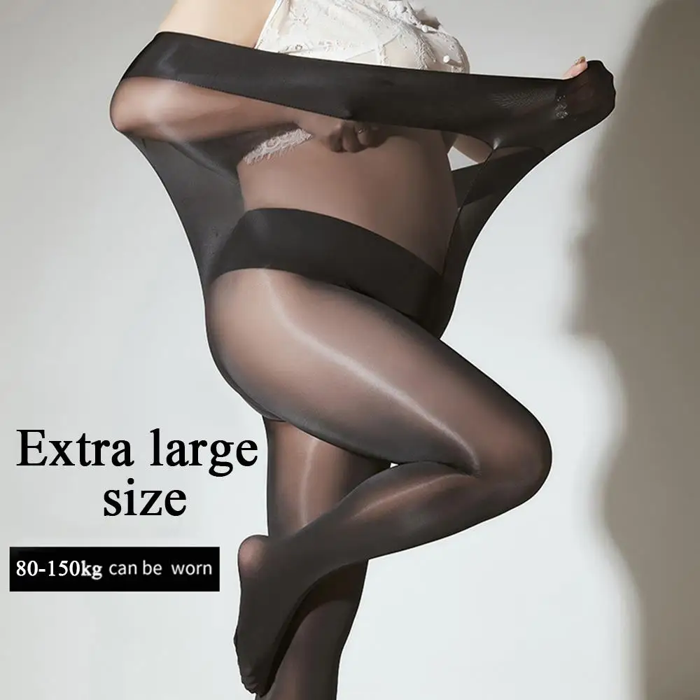 Sexy Oil High Elastic Stockings Anti-scratch Legging Pantyhose Thin Invisible Stockings anti-Hook Plus Size Breathable Tights