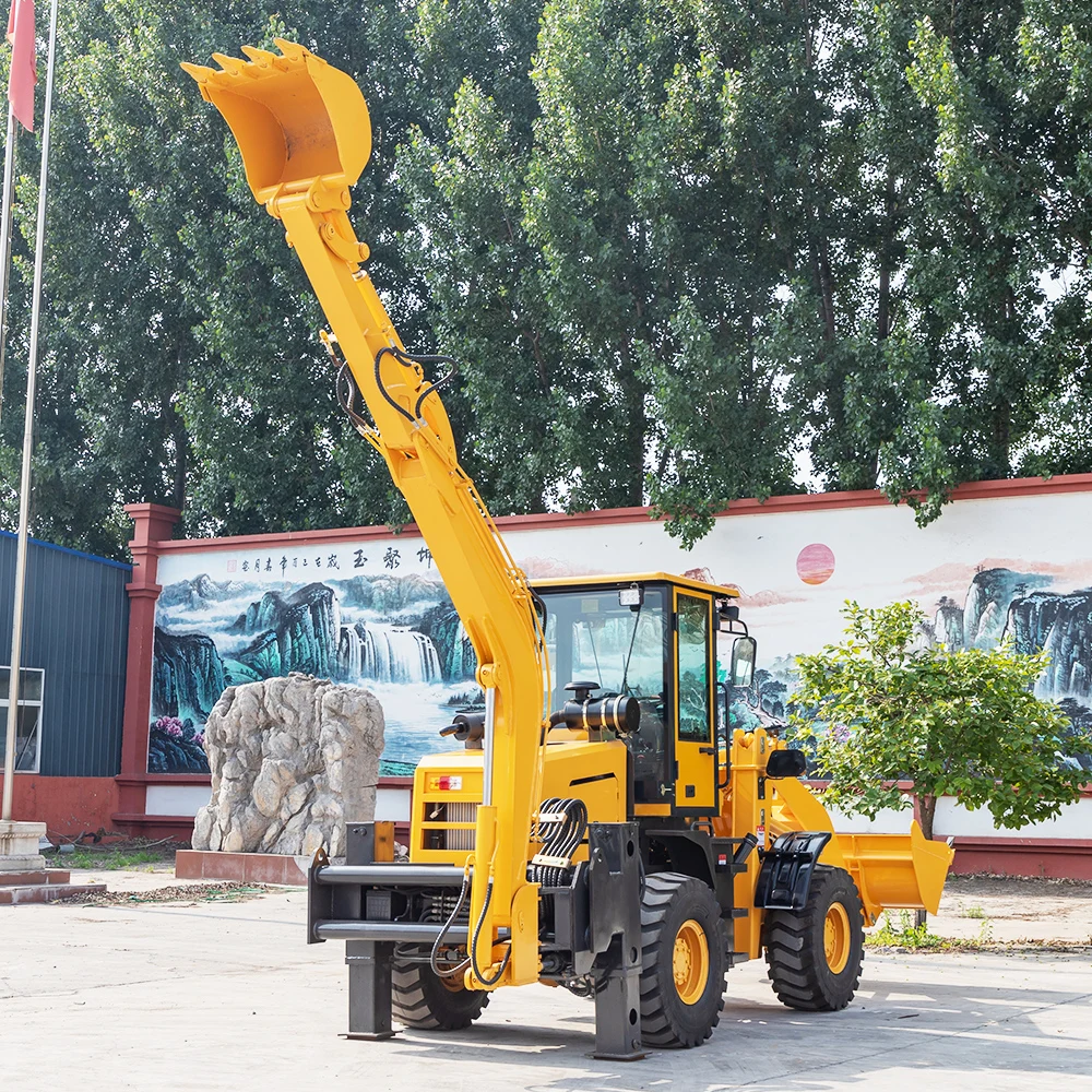 عجلة حفار حفارة حفارة محرك الديزل الهندسة الزراعية اليورو 5 رافعة عجل محمل الطاقة الهيدروليكية حسب الطلب