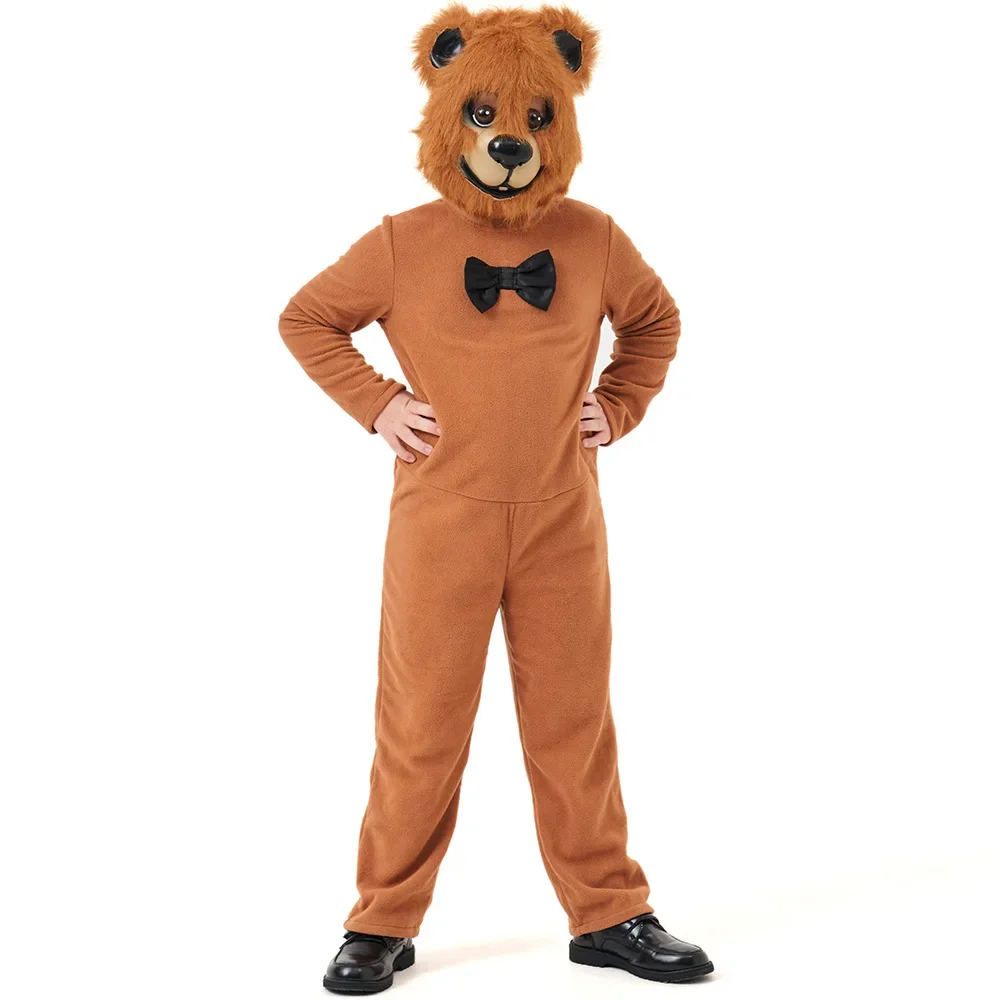 

Halloween Cosplay Bear Animal Bear Dog Fur Stage Play Brown Bear Party Performance Costume