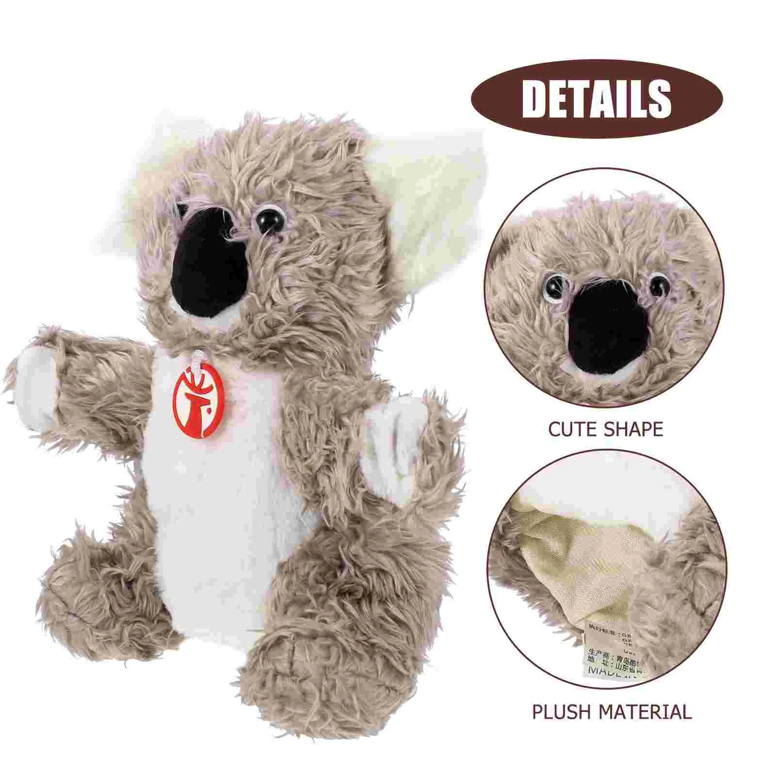 Marionnette à main Koala pour enfants, jouets créatifs d'animaux de dessin animé, marionnettes en peluche bricolage pour enfants