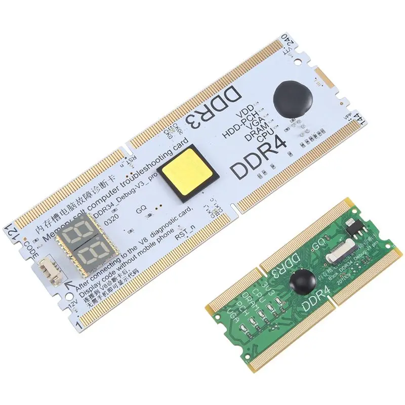 A41Z-Laptop/Desktop Motherboard Memory Slot DDR3/DDR4 Diagnostic Analyzer Debug Test Card For DDR3/4 Notebook Repair