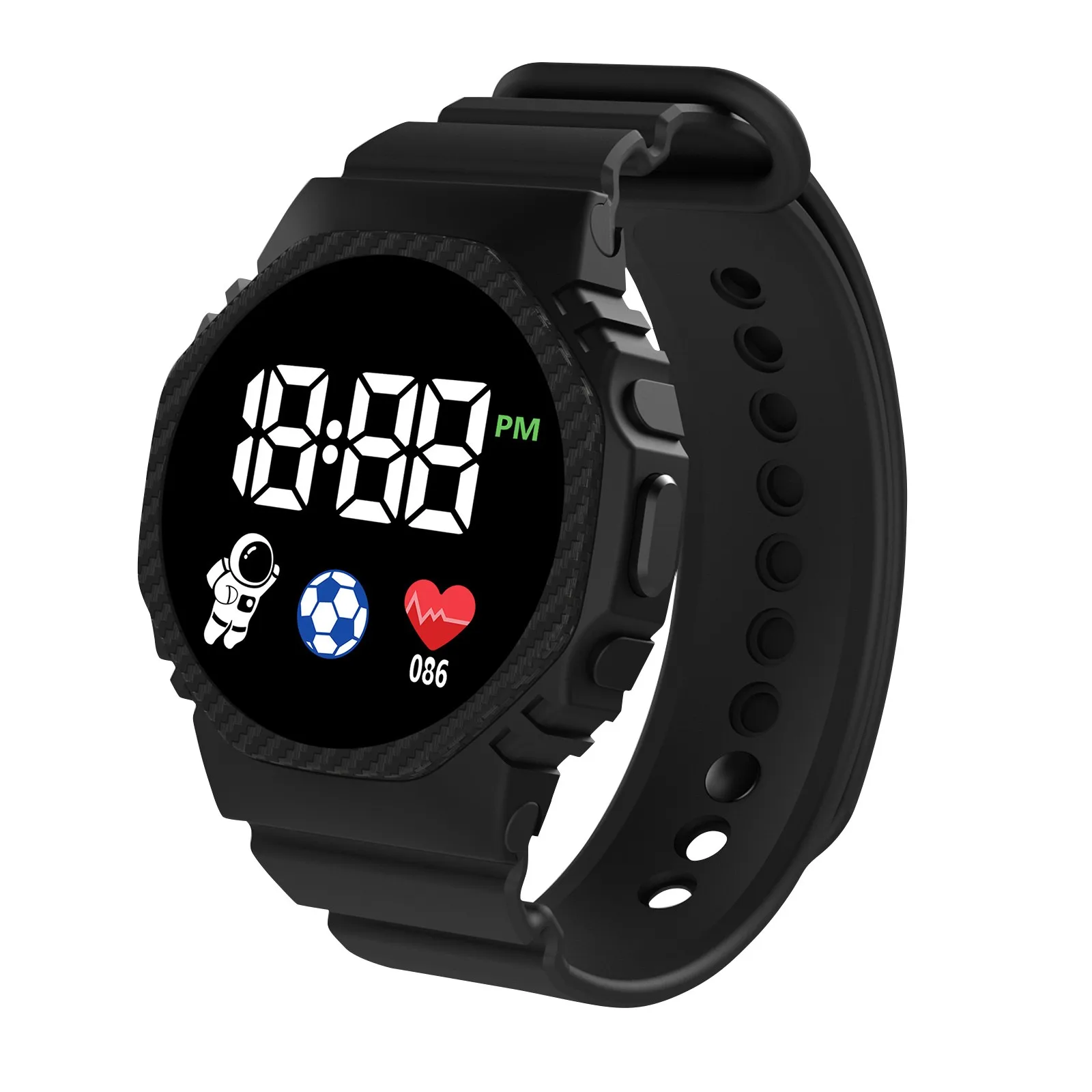 Montre numérique LED étanche pour enfants, montre-bracelet de sport, horloge électronique, calendrier Shoous, 2023, nouveau