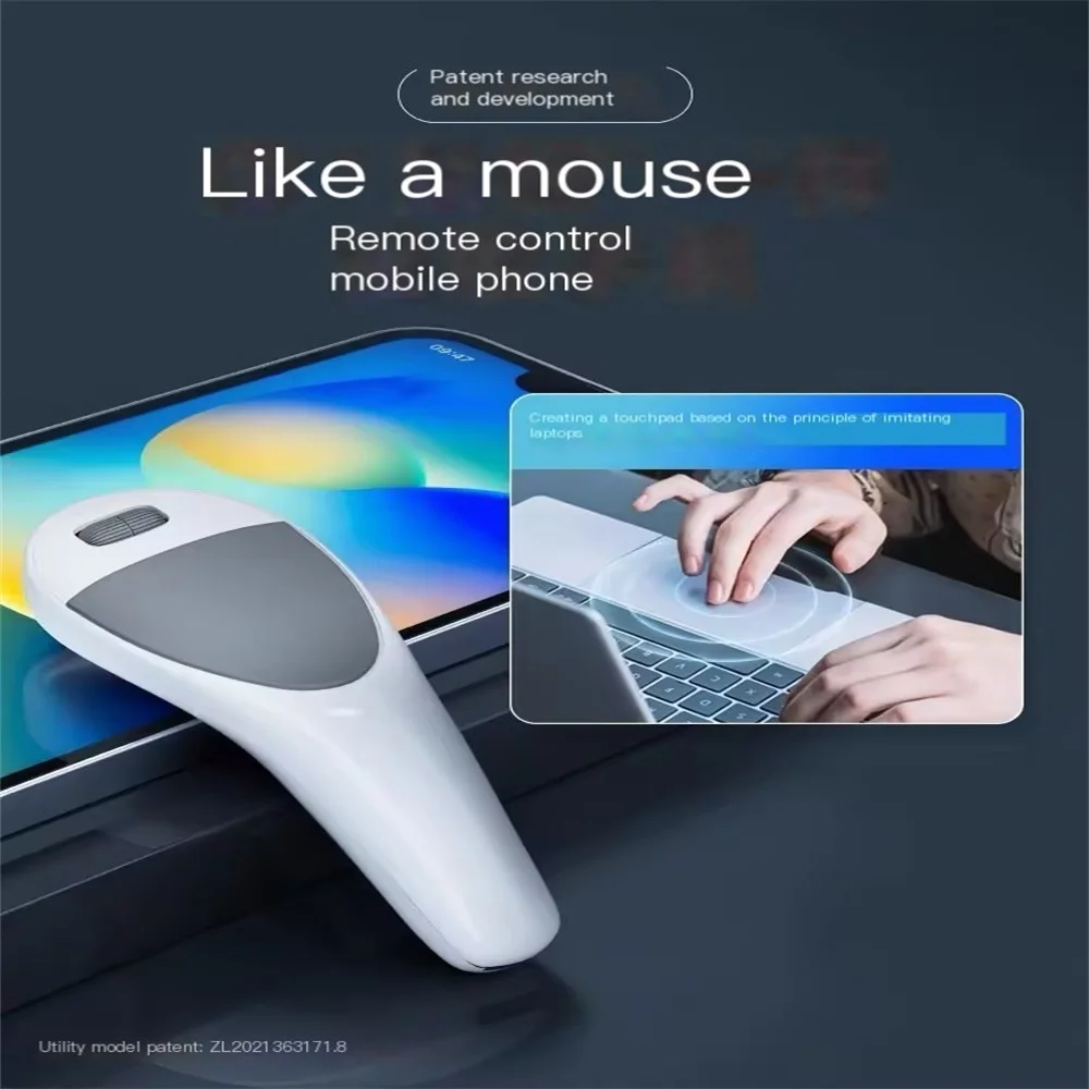 Lazy Air Bluetooth Mouse Wireless Remote Control Finger Mause Ergonomics Cell Phone Thumb Mice For Mobile Phones Tablet PC IOS