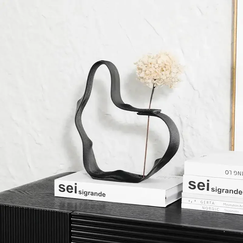 Geometric Lines Irregular Hollowed-out Ring Resin Handicrafts Flower Arrangement Accessories Home Decoration Accessories