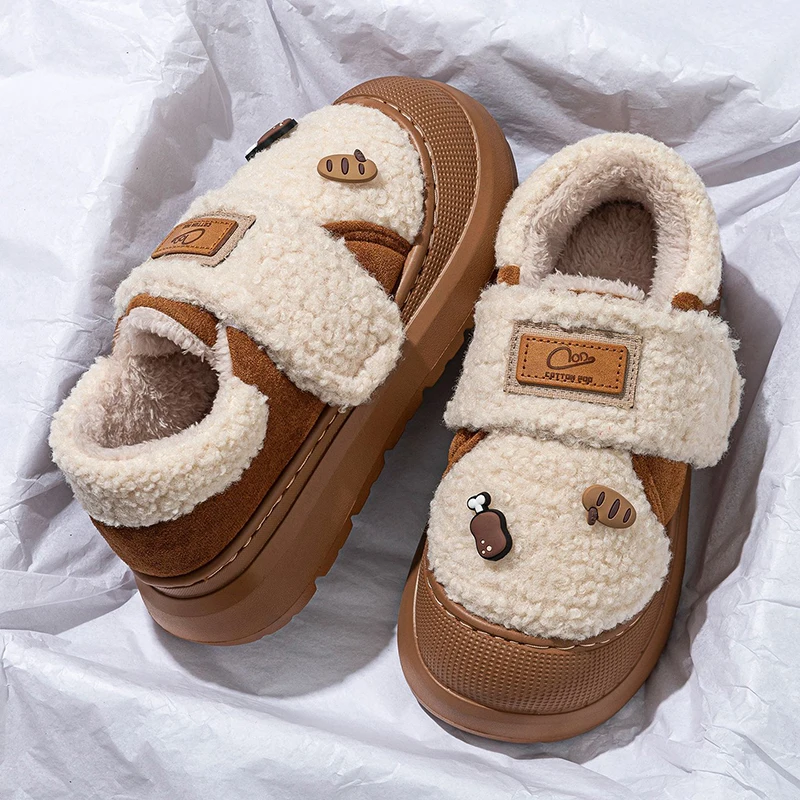 Leuke, dikke winterpantoffels  - Winter Clothing Korea recensie en prijs