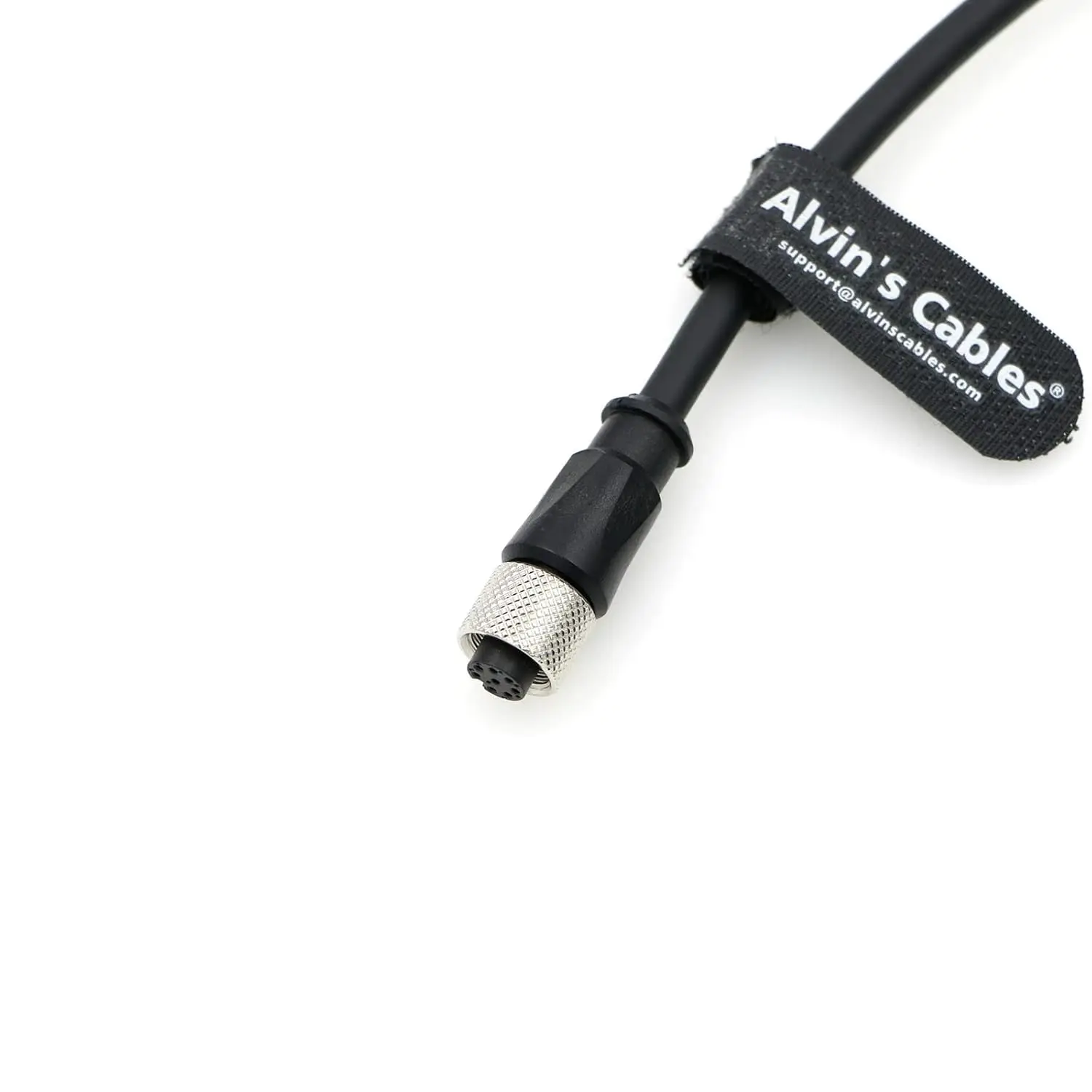 Alvin's Cables M12 Conector Cabo Sensor de Aviação Conector Fêmea de 8 Pinos Cabo Elétrico para Câmera Industrial Cognex