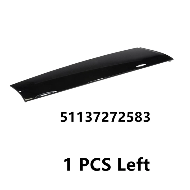 For-BMW Mini Cooper R57 R55 R56 07-15 Front Windshield Post Trim Bright Black Exterior Molding A Pillar Trim Cover