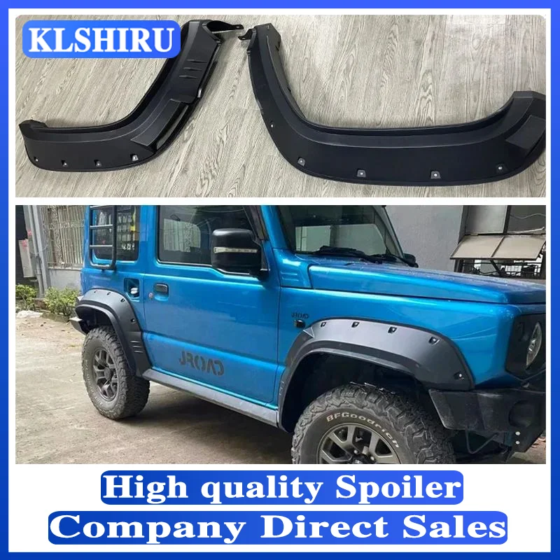 4PC/Set Car Fender Flaps Wheel Arch Protector Fender Flare Mud Flap Splash Guards Arch Wheel Eyebrow for Suzuki Jimny JB64 2018+