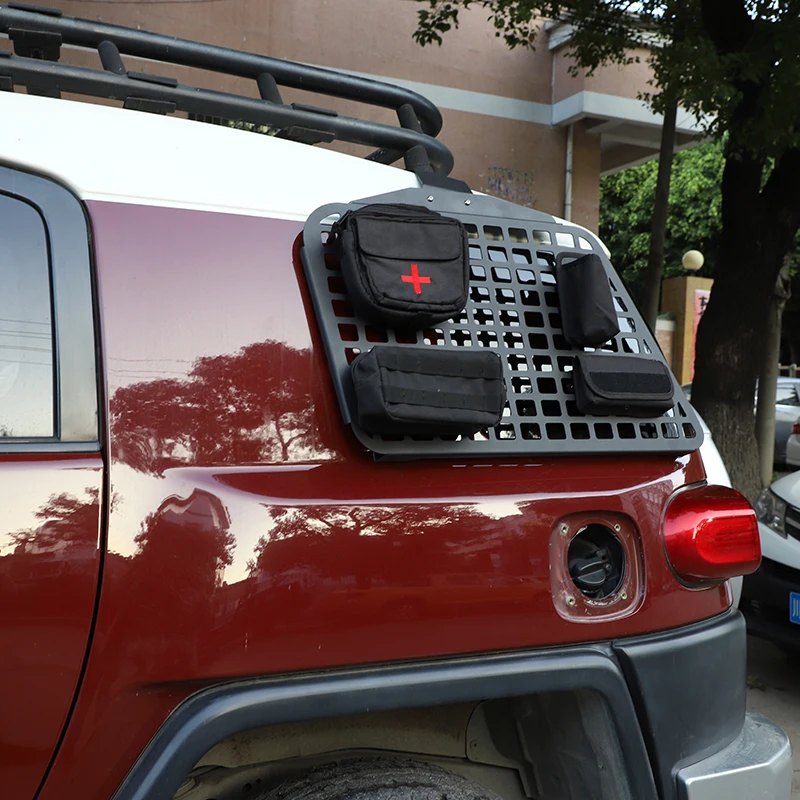 

2007-2021 Toyota FJ Cruiser Aluminum Alloy Car Rear Glass Armor Board Protective Frame Car Protective Accessories