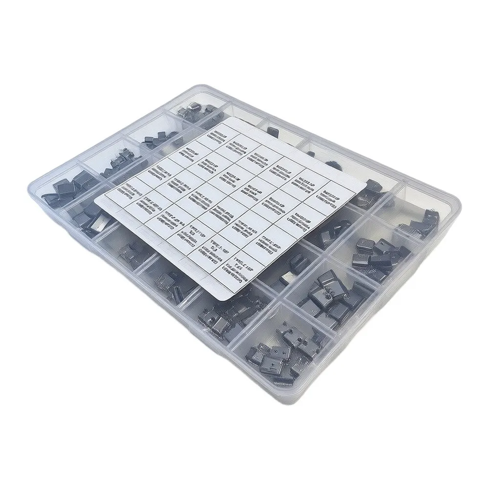 240PCS USB Connector Assortment Kit 24 Types USB And For Sockets Female Socket Component For Circuit Board Repair