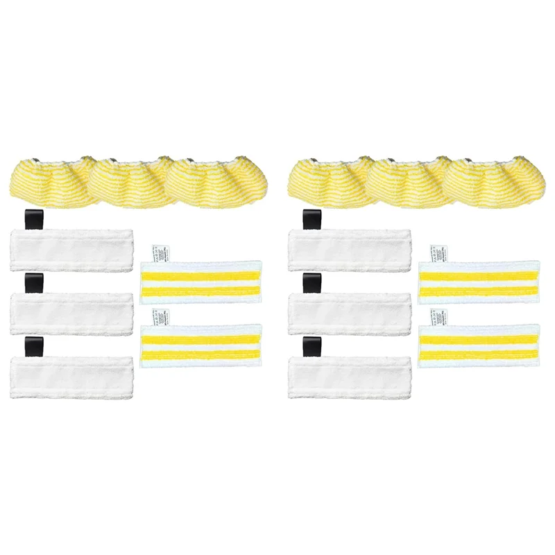 

ABRE-2X Steam Mop Pads For Karcher Easyfix SC2 SC3 SC4 SC5 Handheld Vacuum Cleaner Accessories Washable Microfiber Mop Cloth