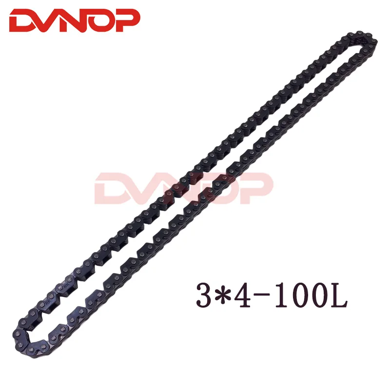 Motorcycle Camshaft Cam Timing Chain 3*4-102L & 3*4-100L 3*4-104L For Zongshen CB200 CB 200 CB250 200cc Engine