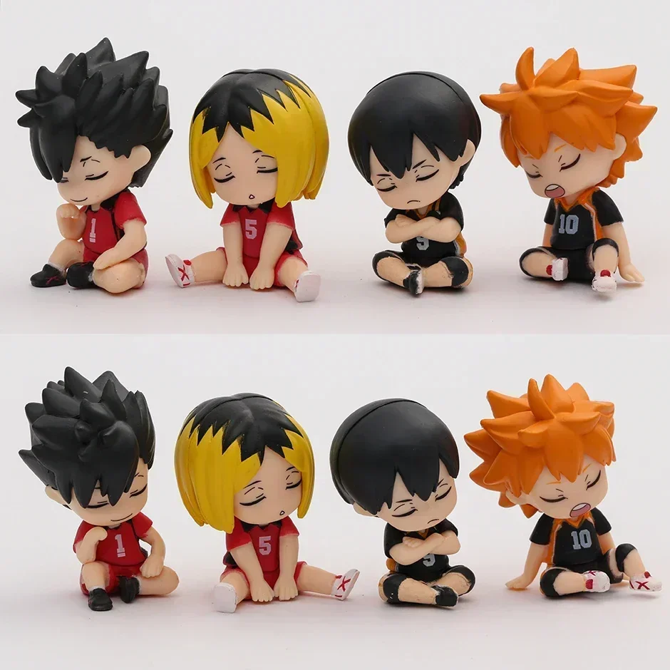 Hinata Syouyou kageyama Tobio Kozume Kenma Kuroo Tetsurou Cute Toys Figure Model Dolls 4pcs/set