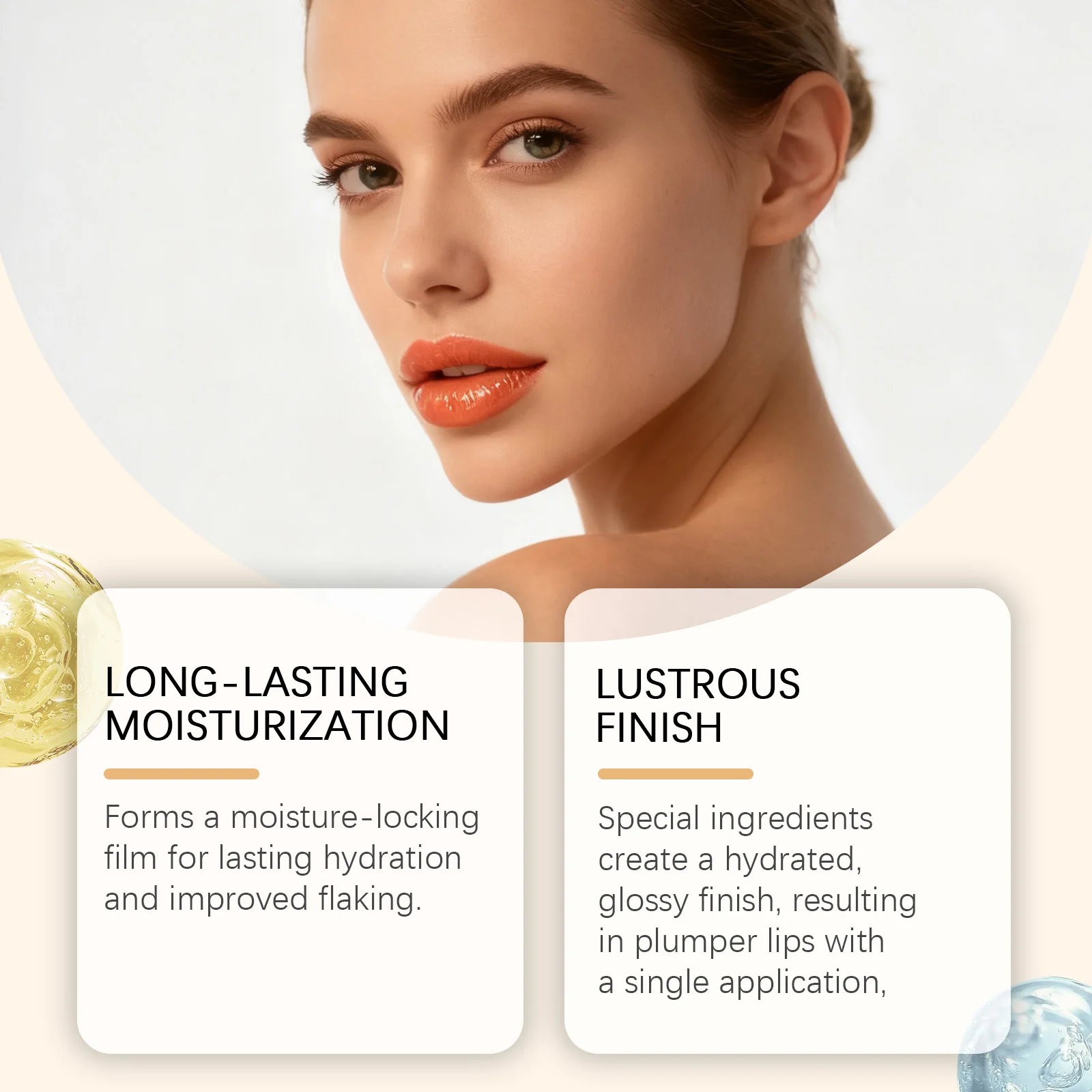 3 cores brilho labial suavizante hidratante bálsamo labial à prova dsweatágua sweatproof não desbota batom rosa baixo brilho maquiagem portátil