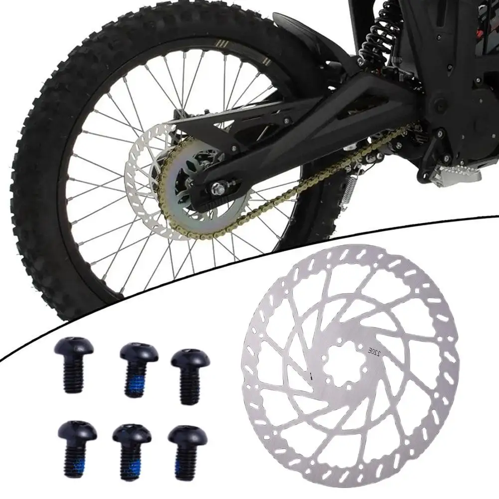 Rear Brake Disc For Talaria Sting Mx3 X3 Motorcycle Rear Rotor Brakes Steel Electric Dirt Bike Brake Rotor Z7d2