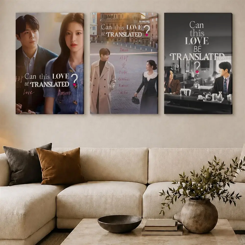 TV C-Can This Love Be Translated Poster Framed Canvas Wall Art Gallery Wrapped Ready To Hang Living Room Bedroom Home Decor