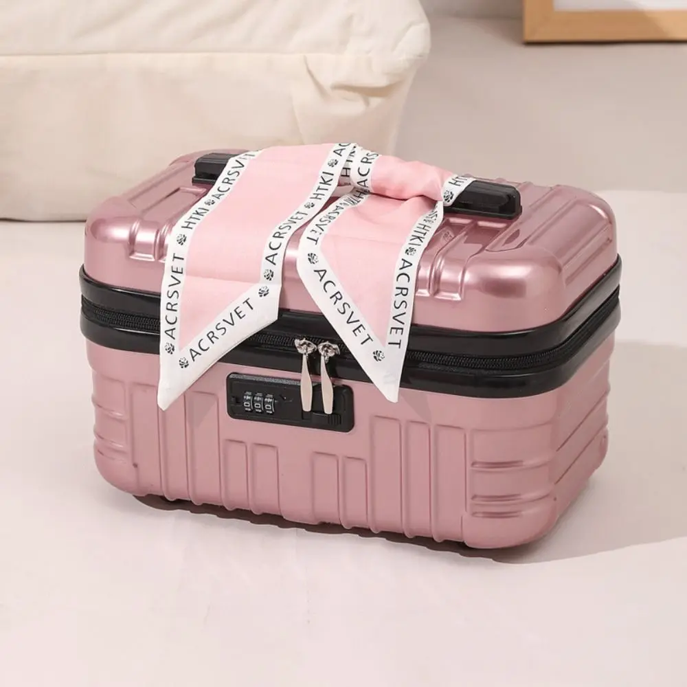 

Small Case 17 Inch Cosmetic Case Portable Fashionable Toiletry Storage Bag Large Capacity Durable Makeup Bag Travel