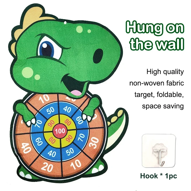 Dinosaur Mini Sticky Ball Gun Cute Outlook Children Exercise Shooting Game Toy Guns Soft Bullet Shot Toy for Kids