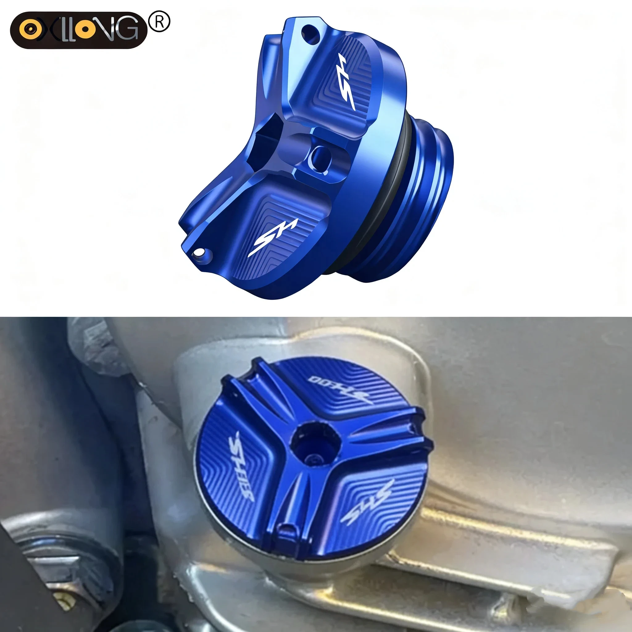 

2025 New For Honda SH125 SH300 SH 125 300 2013 2014 2015 - 2024 Motorcycle Accessories Engine Oil Drain Plug Sump Nut Cup Cover