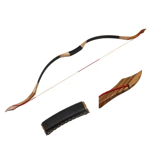 NEW Arrival 50lbs Traditional Archery Hunting Handmade Recurve Bow Mongolian Horse Longbow
