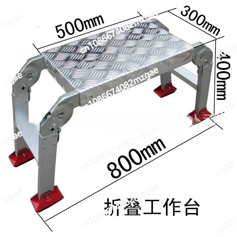 

Portable Folding Table Aluminum Step Table Portable Ladder Stool Mobile Aluminum Ladder Aluminum Alloy Car Wash Table