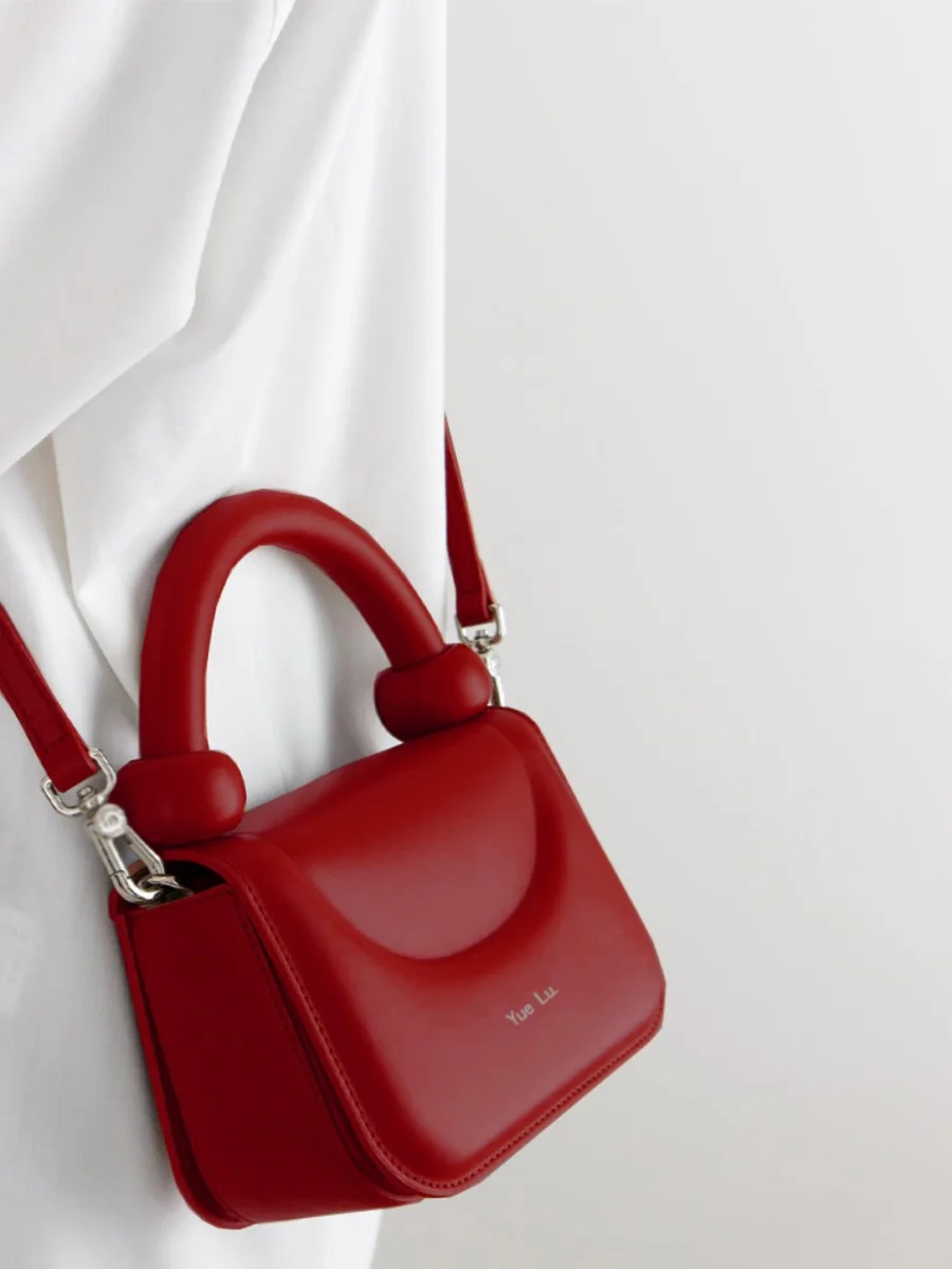 red-genuine-leather-square-handbag-women's-2025-new-sle-bead-bag-high-end-feelings-crossbody-bridal-bag