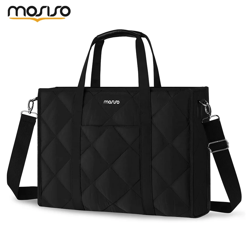 Puffer Laptop Tote Bag for Women, 15-15.6 inch Laptop Bag