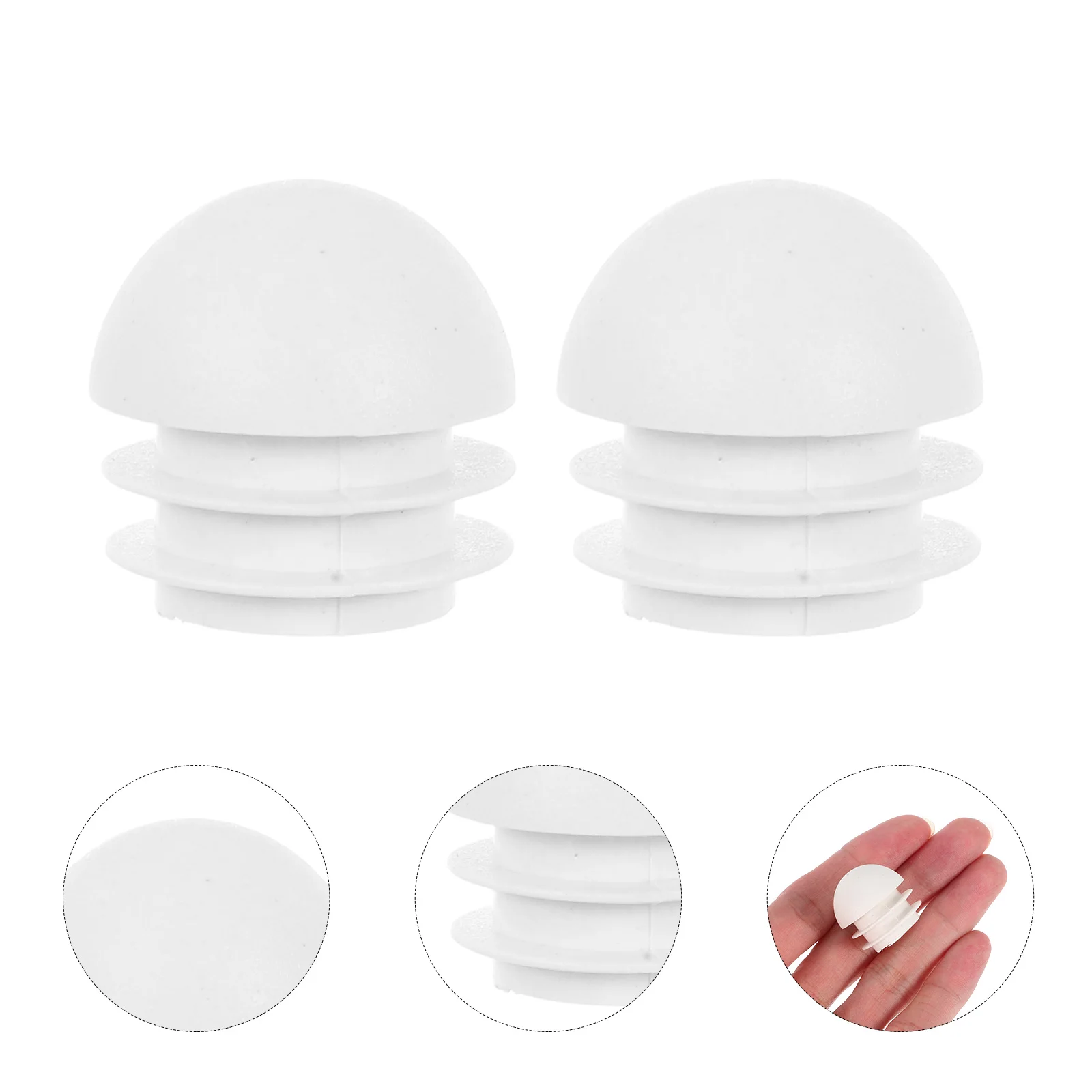 

25Pcs Round Plastic Tube Plug Insert for 22mm Pipe End Cap Industrial Heater Stopper Home Construction Pipe Accessories