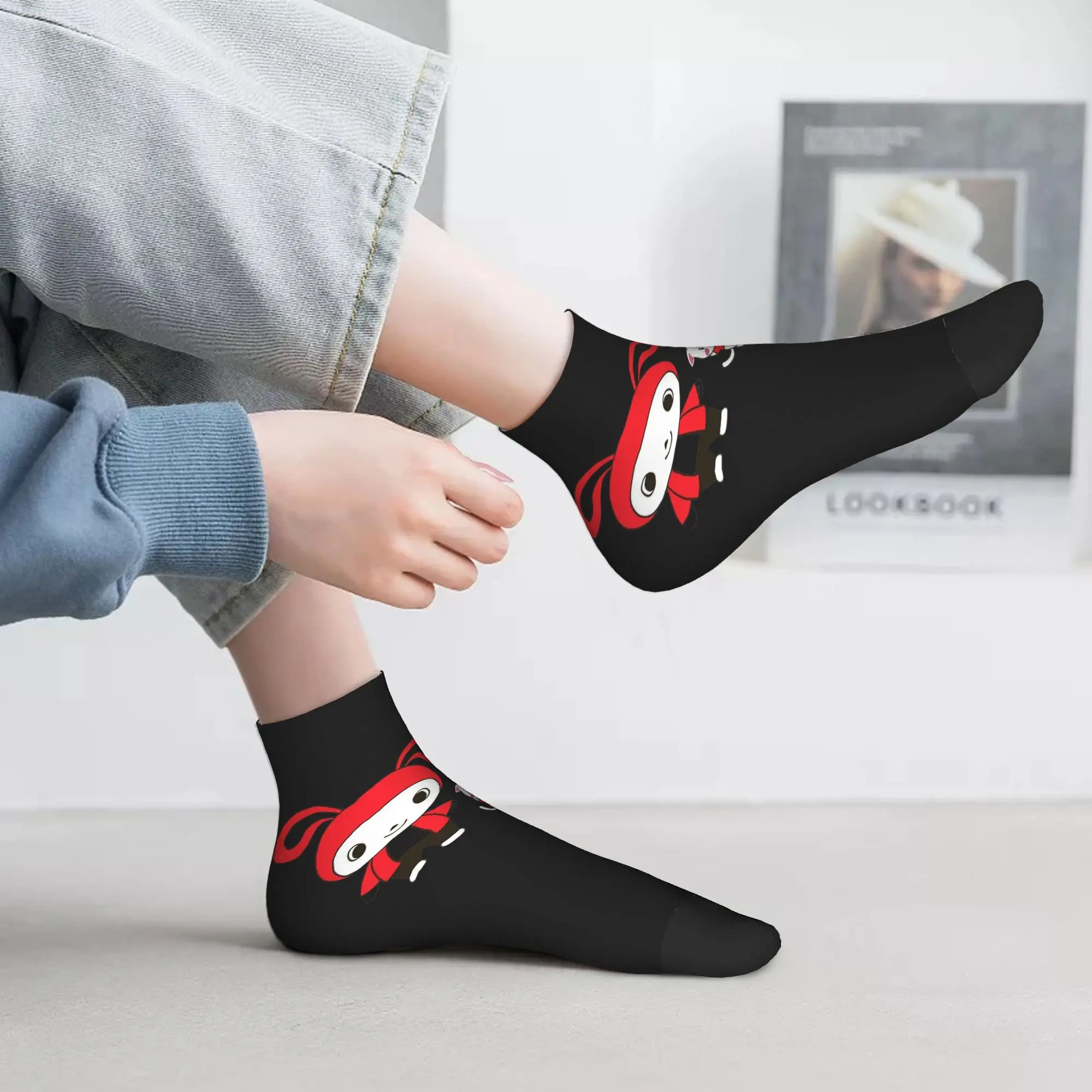 جوارب Jj ميكي مايزن جوارب هاراجوكو فائقة النعومة لجميع المواسم إكسسوارات جوارب لهدايا عيد الميلاد للرجال والنساء