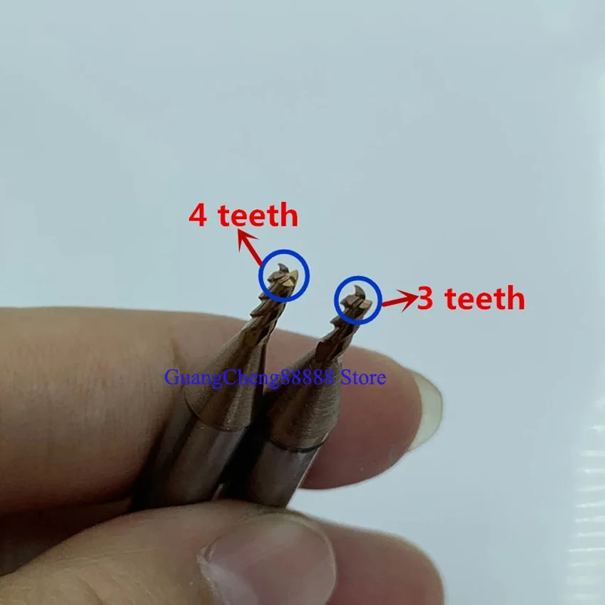 5 Stück A5/A7/A9/SEC-E9/E9z/Alpha/Beta Schaftfräser aus Hartmetall 2,0 mm x 6,0 mm x 40 l Gute Qualität