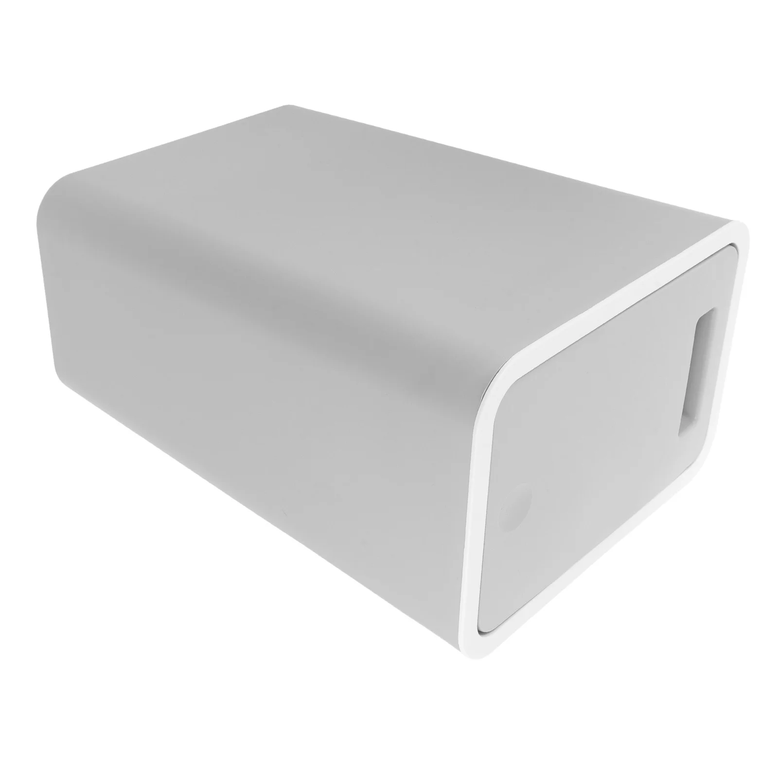 

15L Press Top Trash Bin Plastic Garbage Can Rectangular Odor Contain Kitchen Bathroom Waste Basket Compact Modern Dustbin Grey