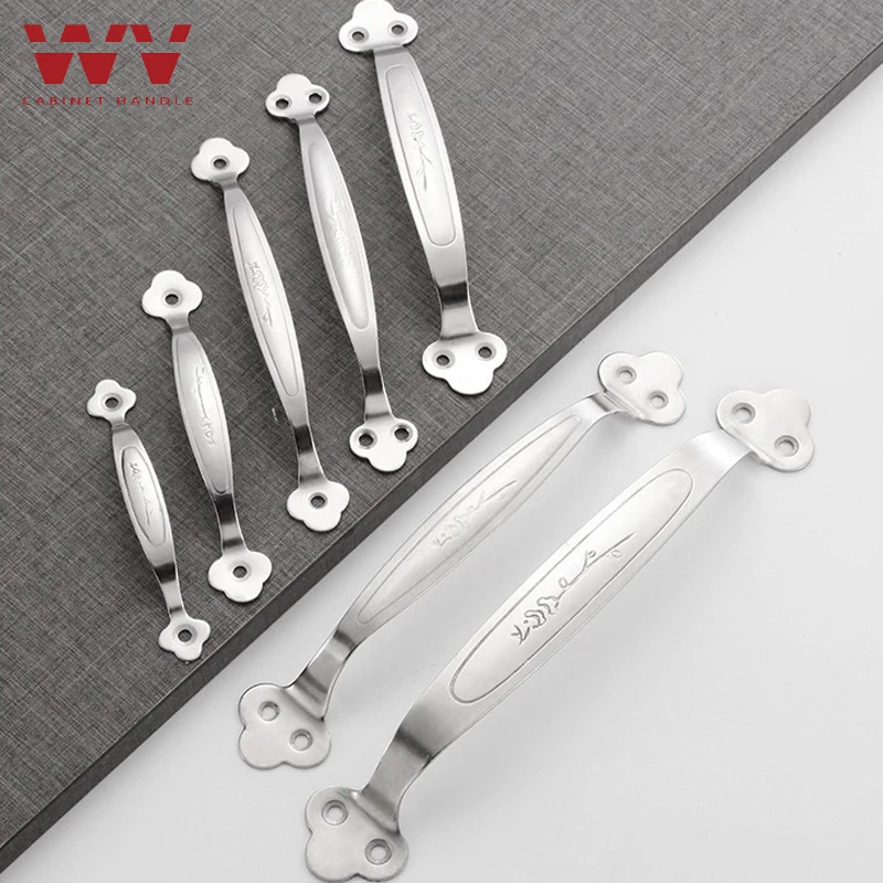 Various Size 4inch Stainless Steel Kitchen Door Cabinet Handle Pull Knob cabinet knobs furniture handle cupboard drawer handle