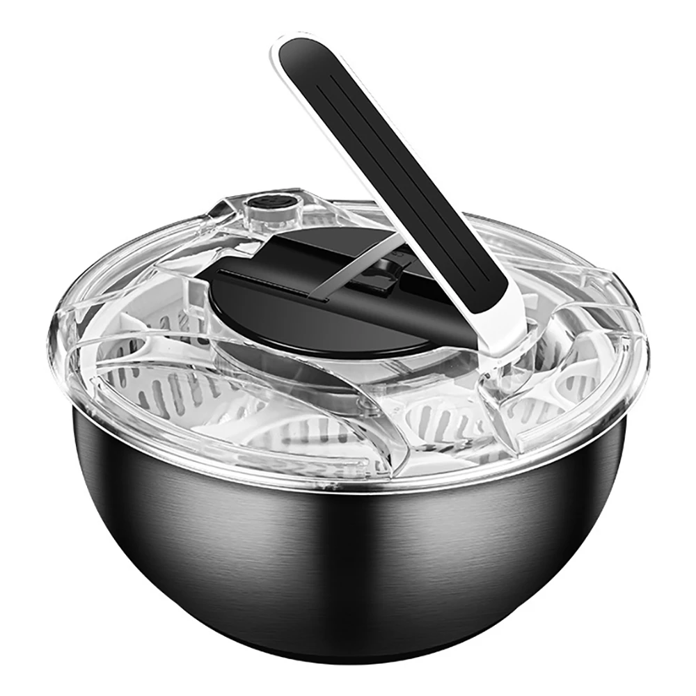 B84B-Vegetable Fruits Dryer Salad Spinner Lettuce Spinner Storage Drying Machine Useful Kitchen Tools Vegetable Dehydrator