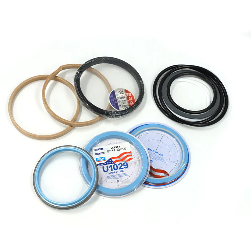 ل SK200 - 8 أجزاء حفارة الذراع اسطوانة هيدروليكية الأصلي إصلاح مجموعة ختم الزيت إعادة بناء تنطبق على SKF #3