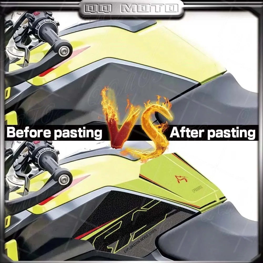 For F900GS F 900 GS Adventure 2024 2025 Motorcycle Fuel Tank Side Pad Protector Thick Frosted Sticker Set Decals Waterproof